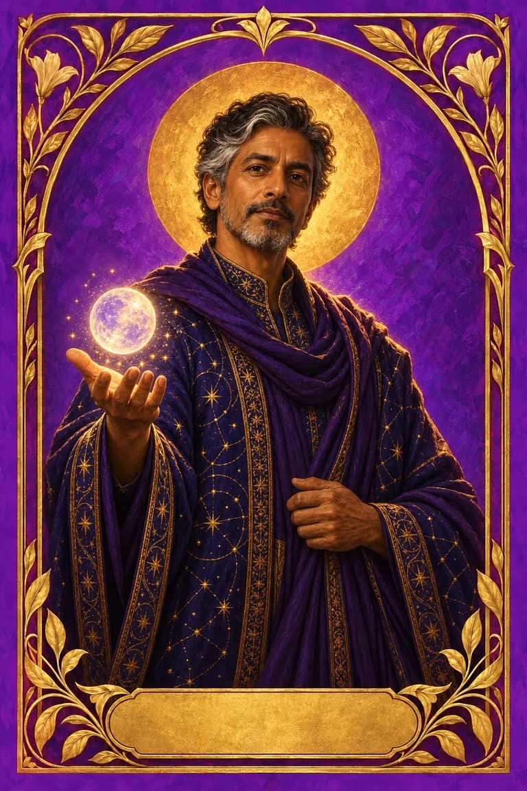 Tarot portrait of The Magician