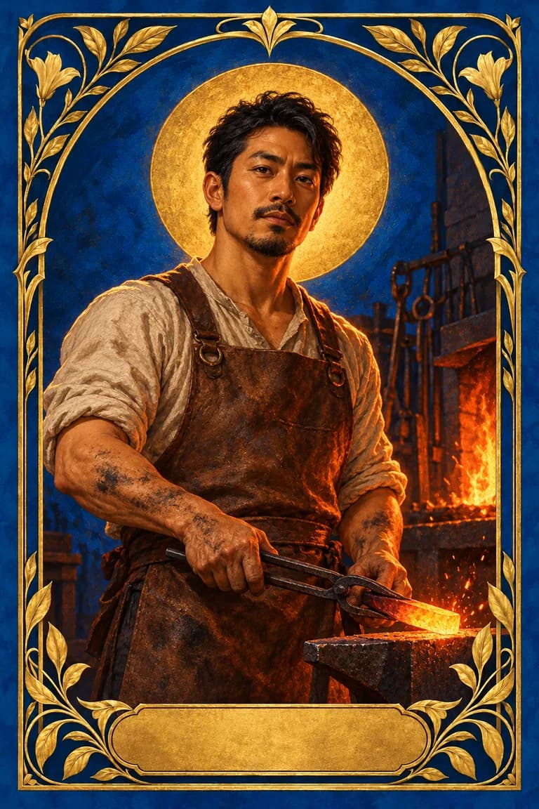 Tarot portrait of The Maker