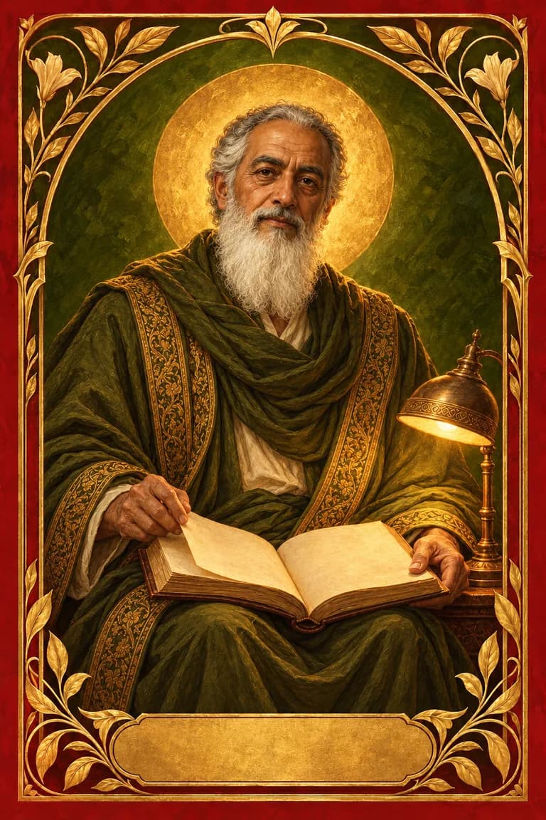 Tarot portrait of The Sage