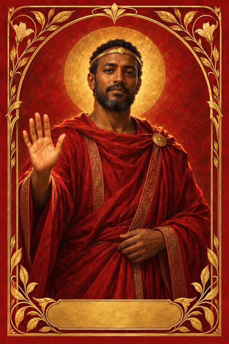 Tarot portrait of The Sovereign