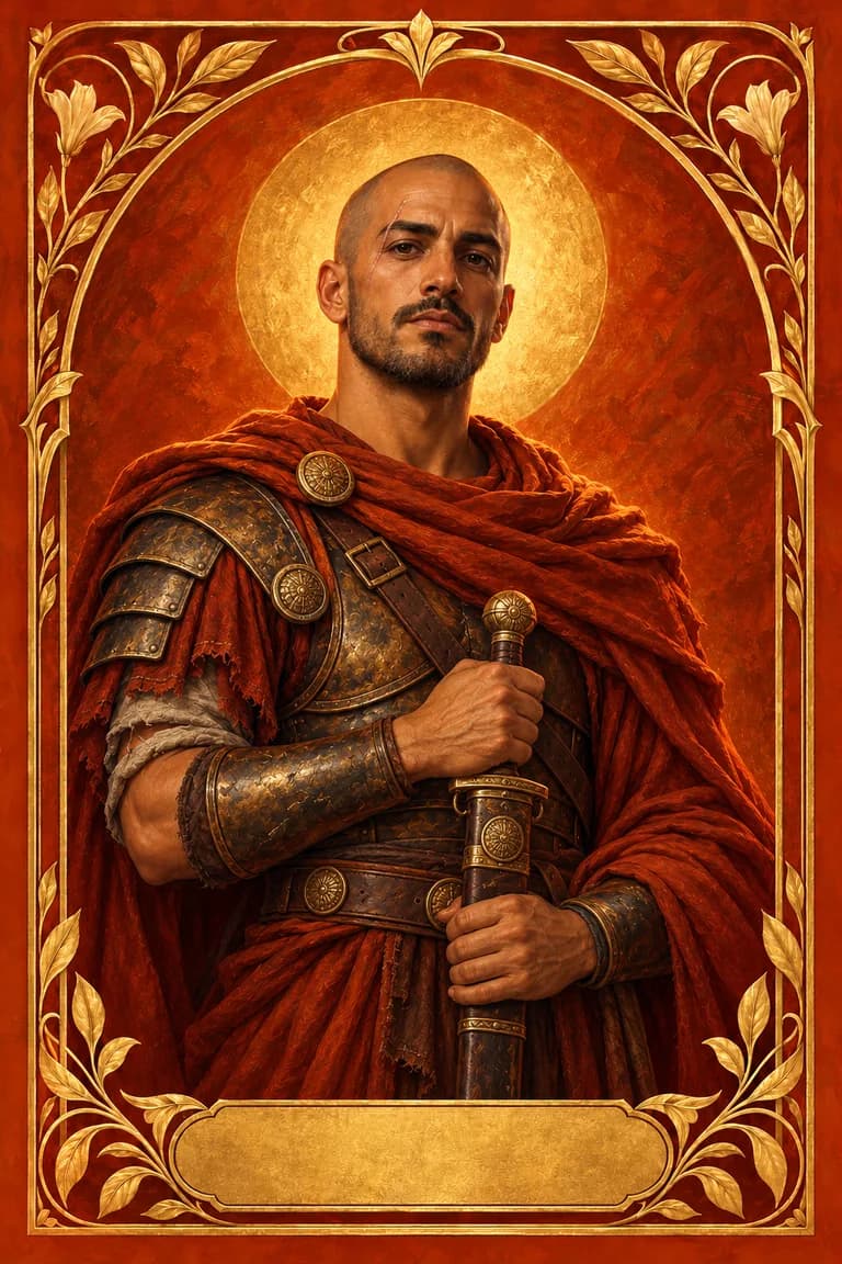 Tarot portrait of The Warrior